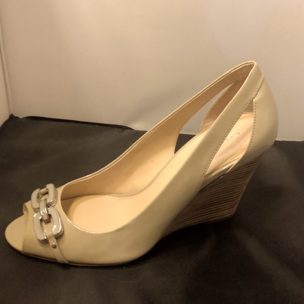 Coach Larchmont wedges heels 11B pre-owned Lot 818